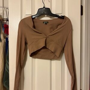 Long sleeve cropped